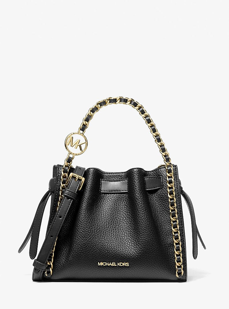 Michael Kors Mina Small Chain Crossbody Bag en Powder Blush — vista frontal | Original Export