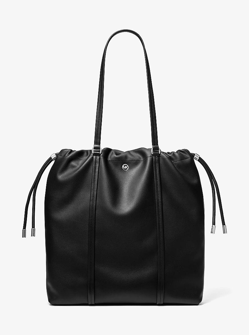 Michael Kors Matilda Large Cinch Tote Bag en Black — vista frontal | Original Export
