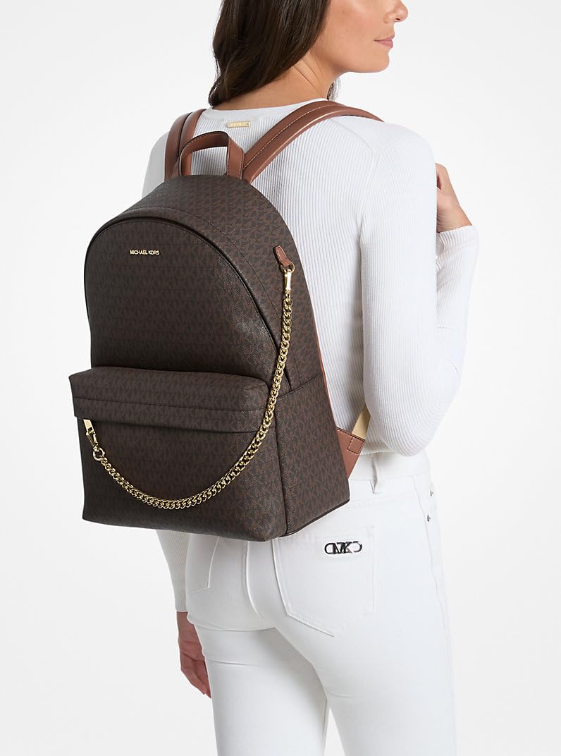 Michael Kors Slater Printed Signature Logo Backpack