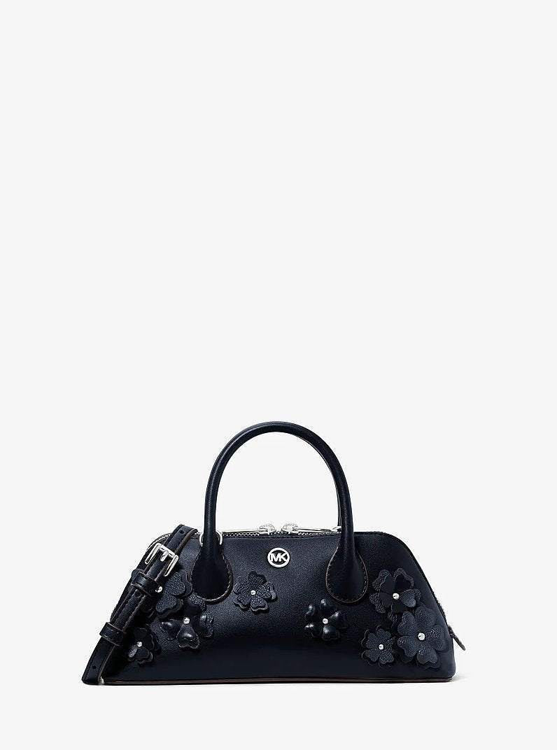 Petra Small Floral Embellished Crossbody Bag in NAVY | Michael Kors
