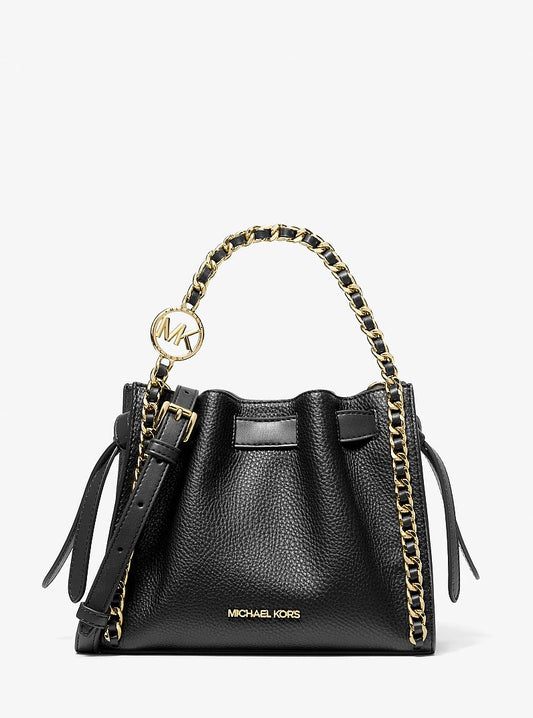 Michael Kors Mina Small Chain Crossbody Bag en Powder Blush — vista frontal | Original Export