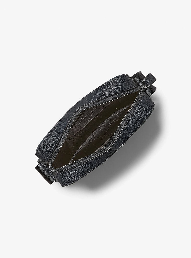 Bolsa Michael Kors Cooper Signature Logo Flight Bag, Lona com Logo Signature, cor Admiral/Azul Claro, vista interna | Original Exports