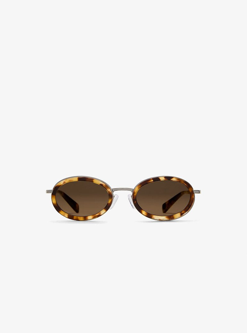 Óculos de Sol Michael Kors Camden Sunglasses, Metal, cor Tartaruga, vista frontal | Original Exports