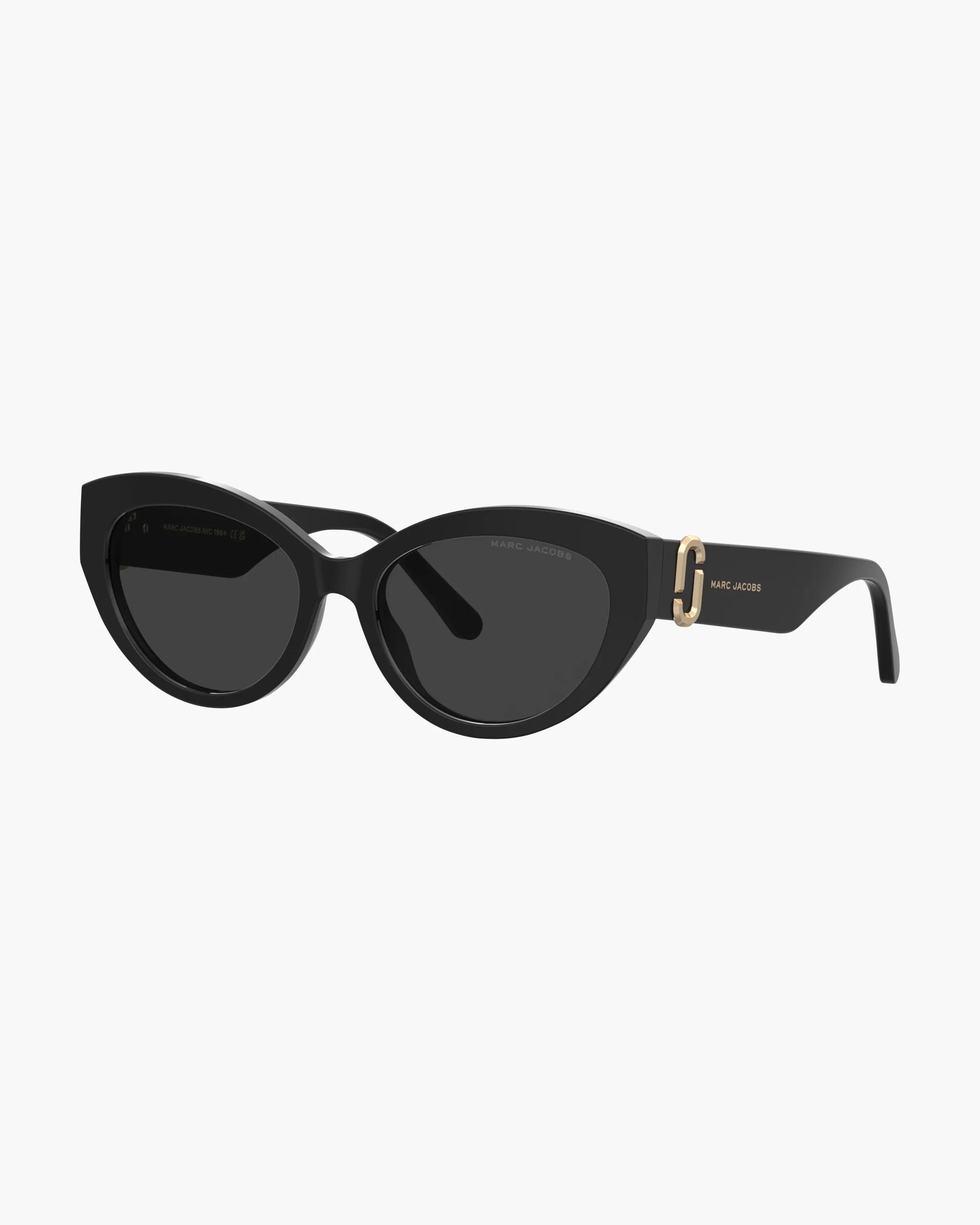 Óculos de Sol Marc Jacobs The J Marc Cat Eye Sunglasses, Acetato, cor Preto, vista frontal | Original Exports