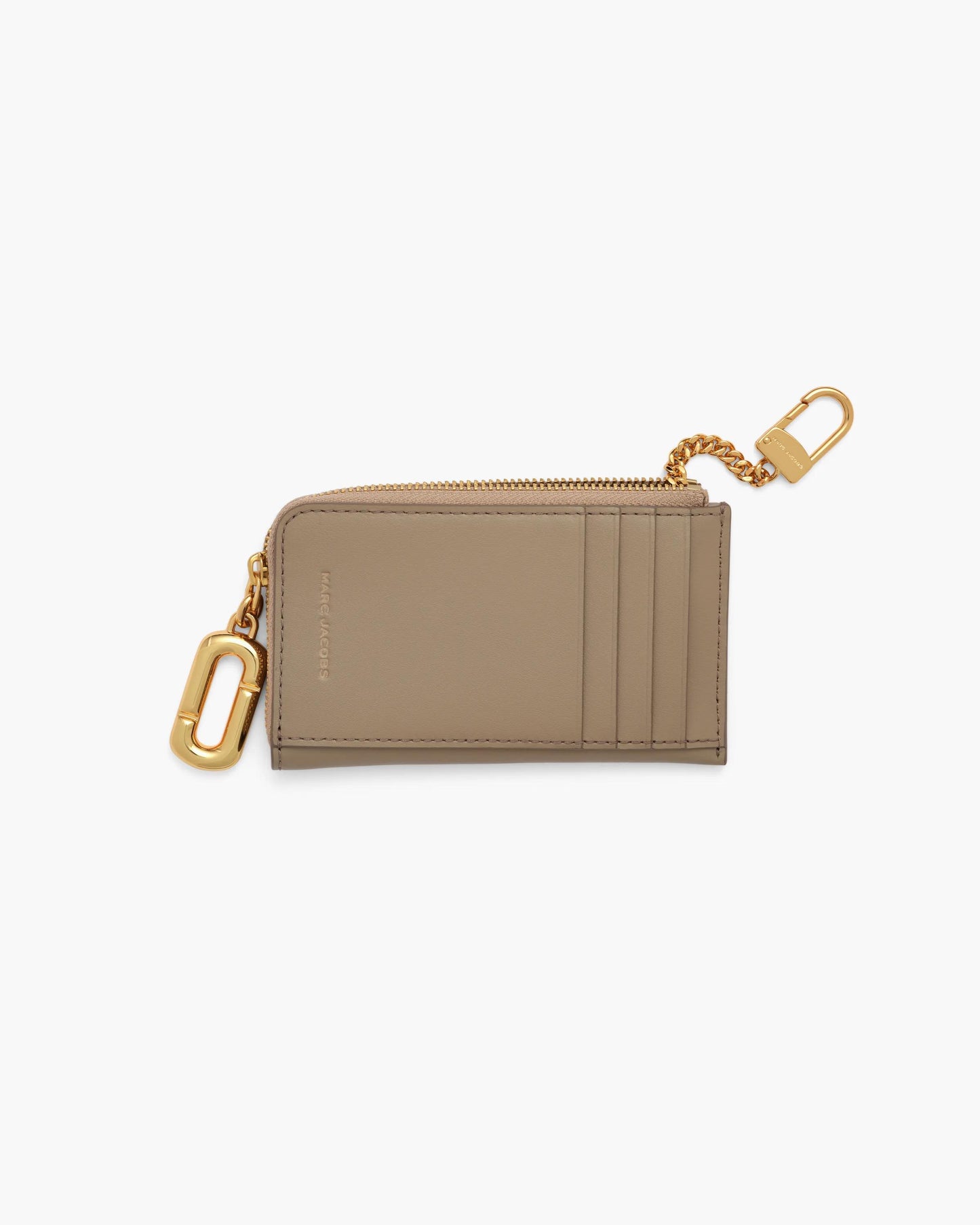 Carteira Marc Jacobs Scene Top Zip Multi Wallet, Couro Legítimo Liso, cor Ardósia Claro, detalhe do material | Original Exports