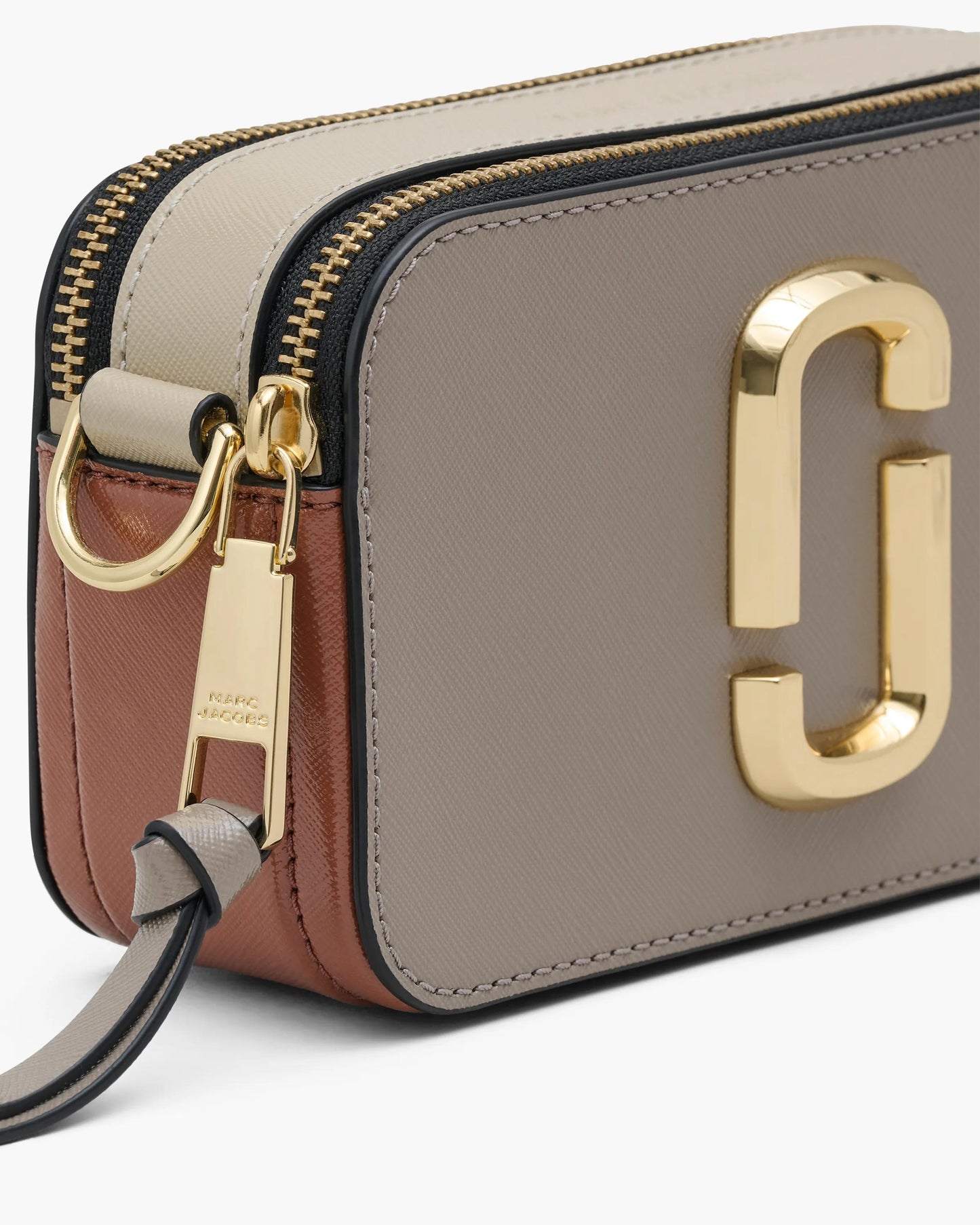 Bolsa Marc Jacobs The Snapshot Jacquard, Tecido Jacquard Estampado, cor Cimento Multicolor, vista interna | Original Exports