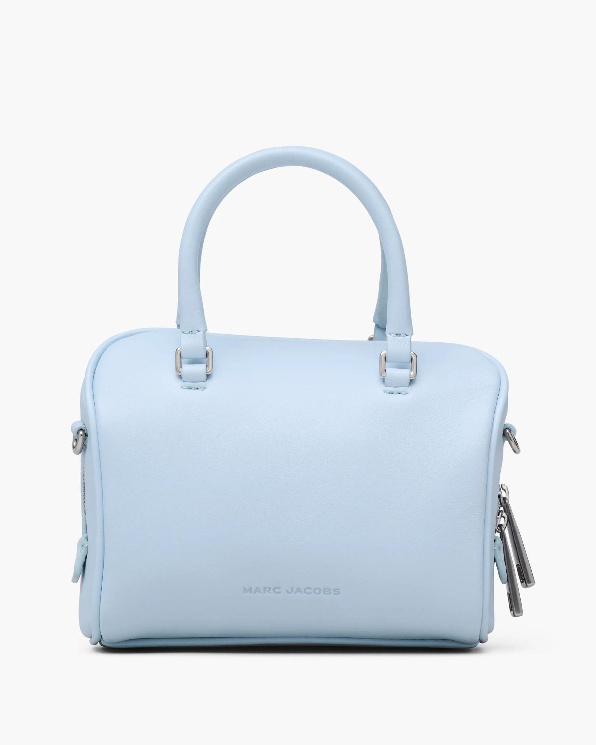 Bolsa Marc Jacobs The Mini Wave, Couro de Carneiro, cor Azul Névoa, vista lateral | Original Exports