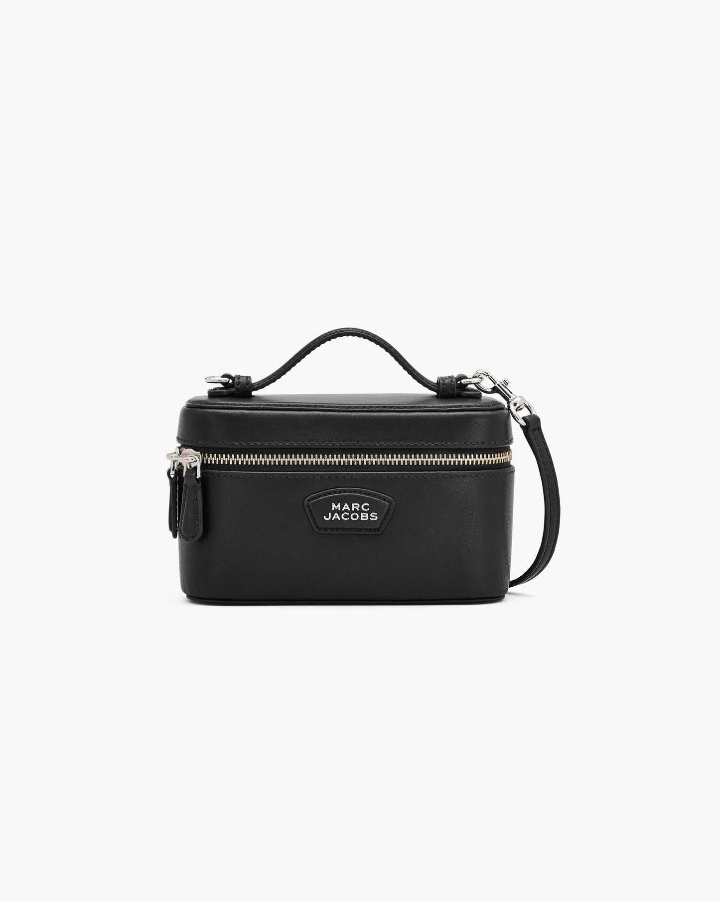 Bolsa Marc Jacobs The Everyday Vanity Bag, Couro Legítimo Liso, cor Preto, vista frontal | Original Exports