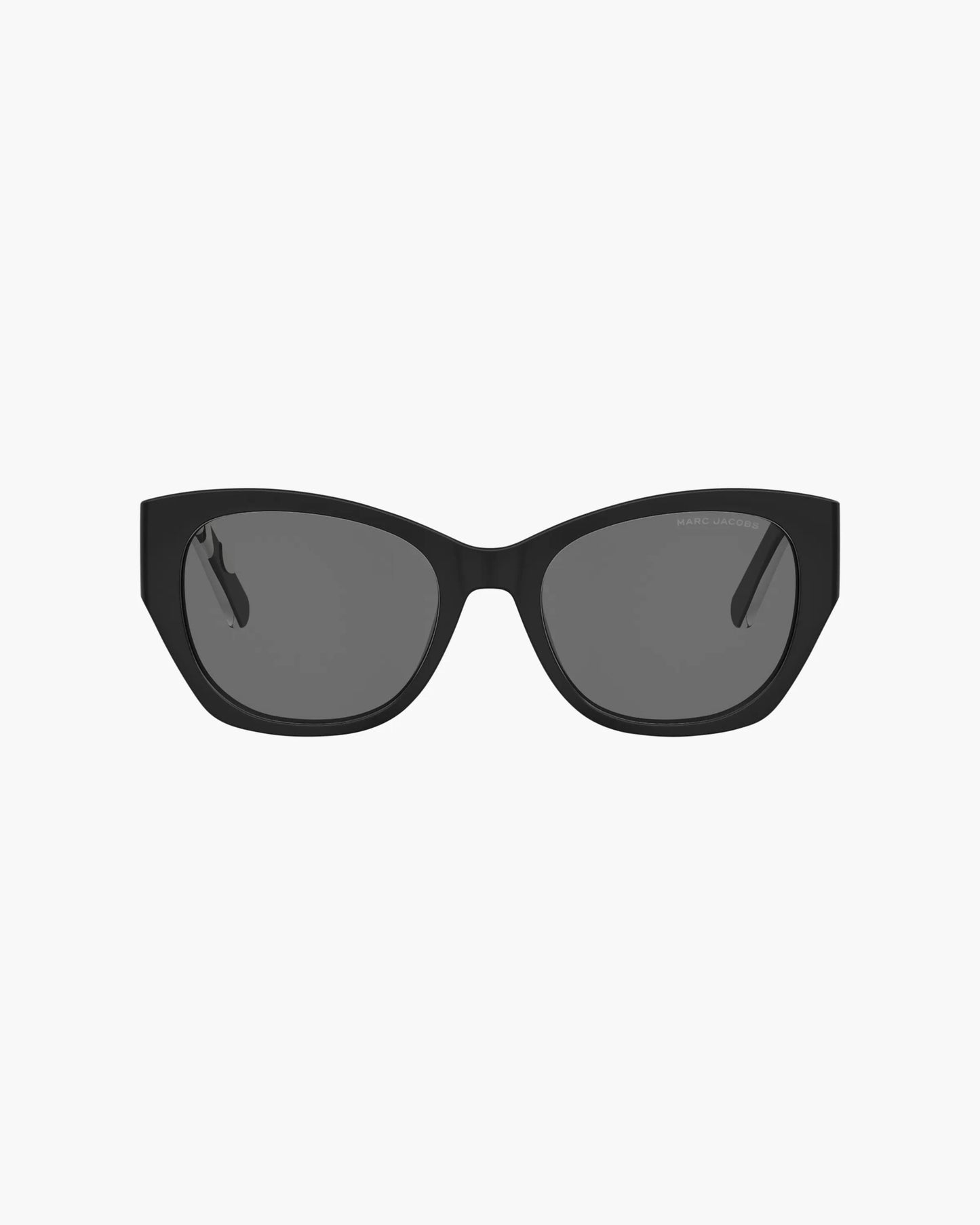 Óculos de Sol Marc Jacobs The Bold Logo Square Cat Eye Sunglasses, Poliamida Injetada, cor Preto/Branco, vista lateral | Original Exports