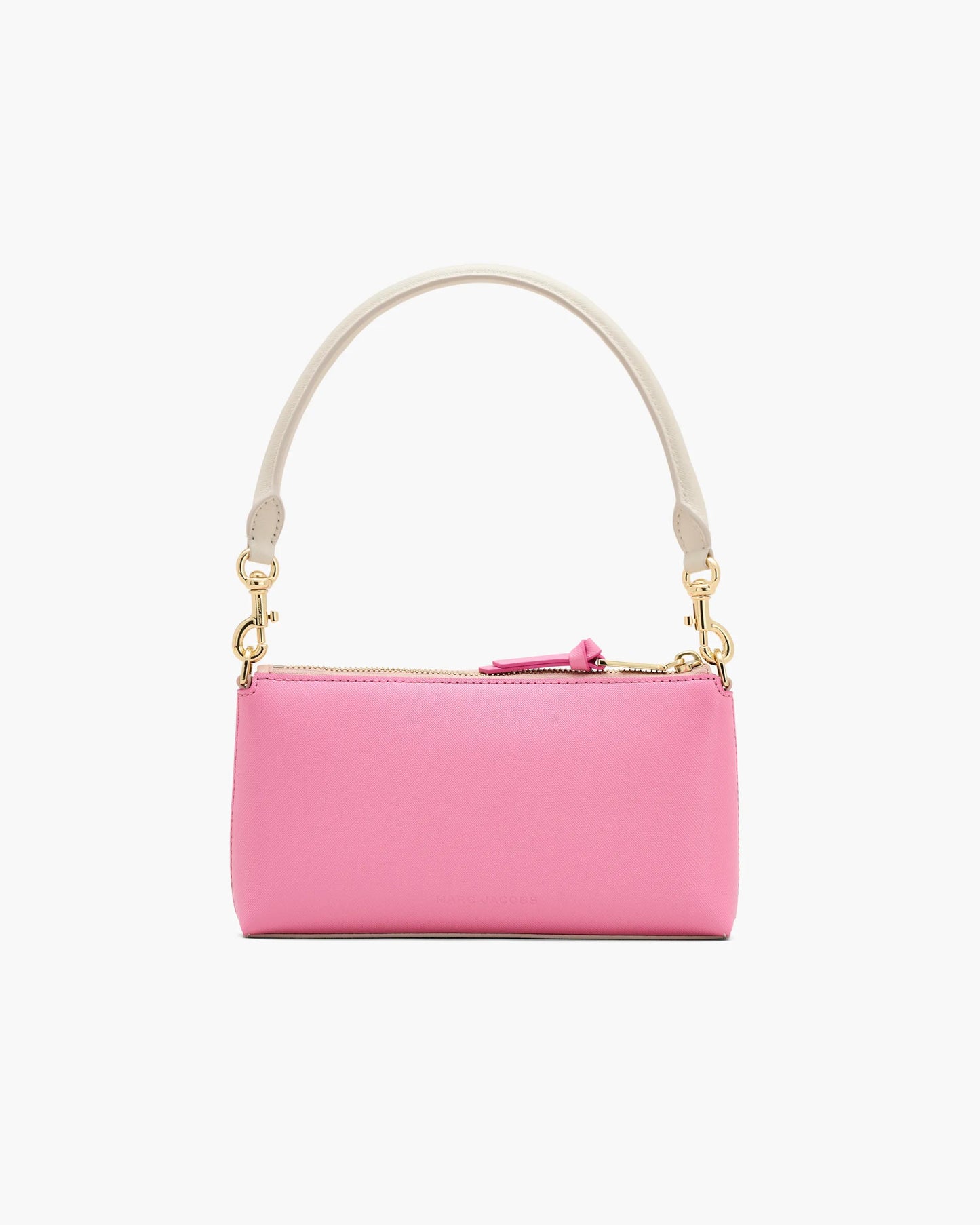 Bolsa Marc Jacobs The Snapshot Convertible Shoulder Bag, Couro Saffiano Legítimo texturizado, cor Rose Multi, vista lateral | Original Exports