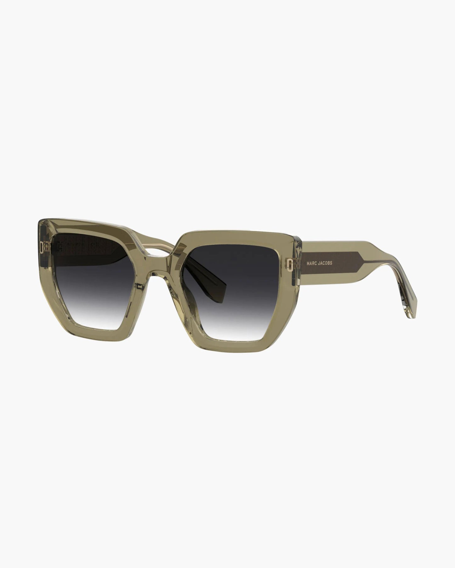 Óculos de Sol Marc Jacobs The J Marc Square Sunglasses, Acetato, cor Verde Oliva, vista frontal | Original Exports