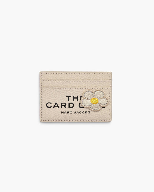 Carteira Marc Jacobs The Camp Patchwork Card Case, Couro Martelado, cor Branco Nuvem Multicolor, vista frontal | Original Exports