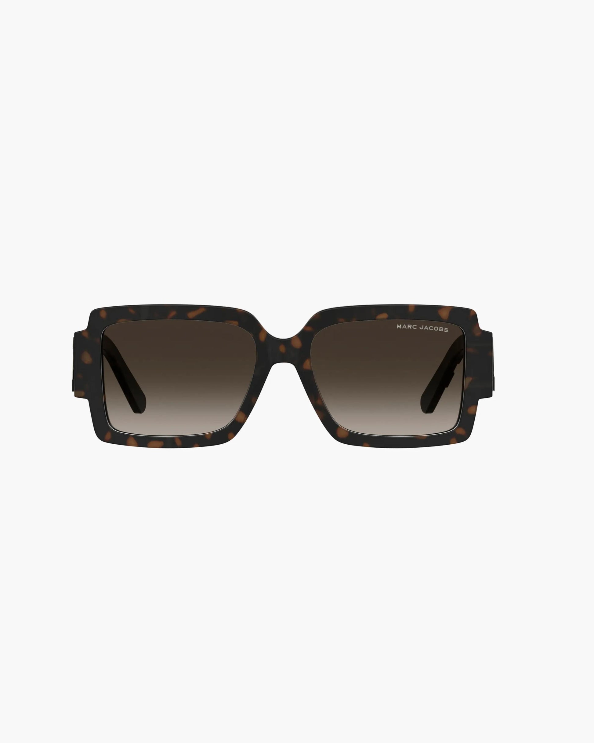 Óculos de Sol Marc Jacobs The Bold Logo Square Sunglasses, Acetato, cor Havana, vista lateral | Original Exports