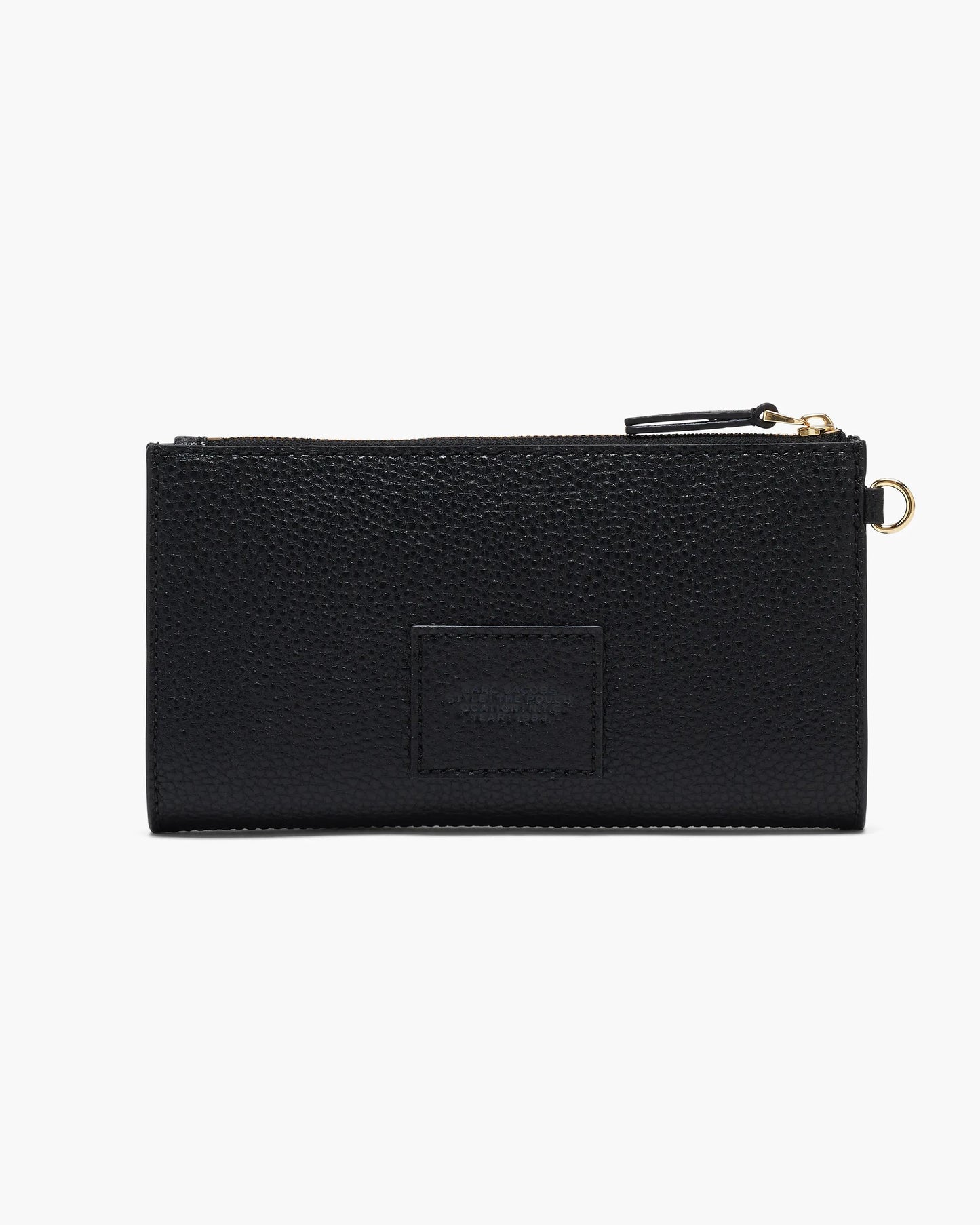 Pochete Marc Jacobs The Leather Pouch, Couro Martelado, cor Preto, vista lateral | Original Exports