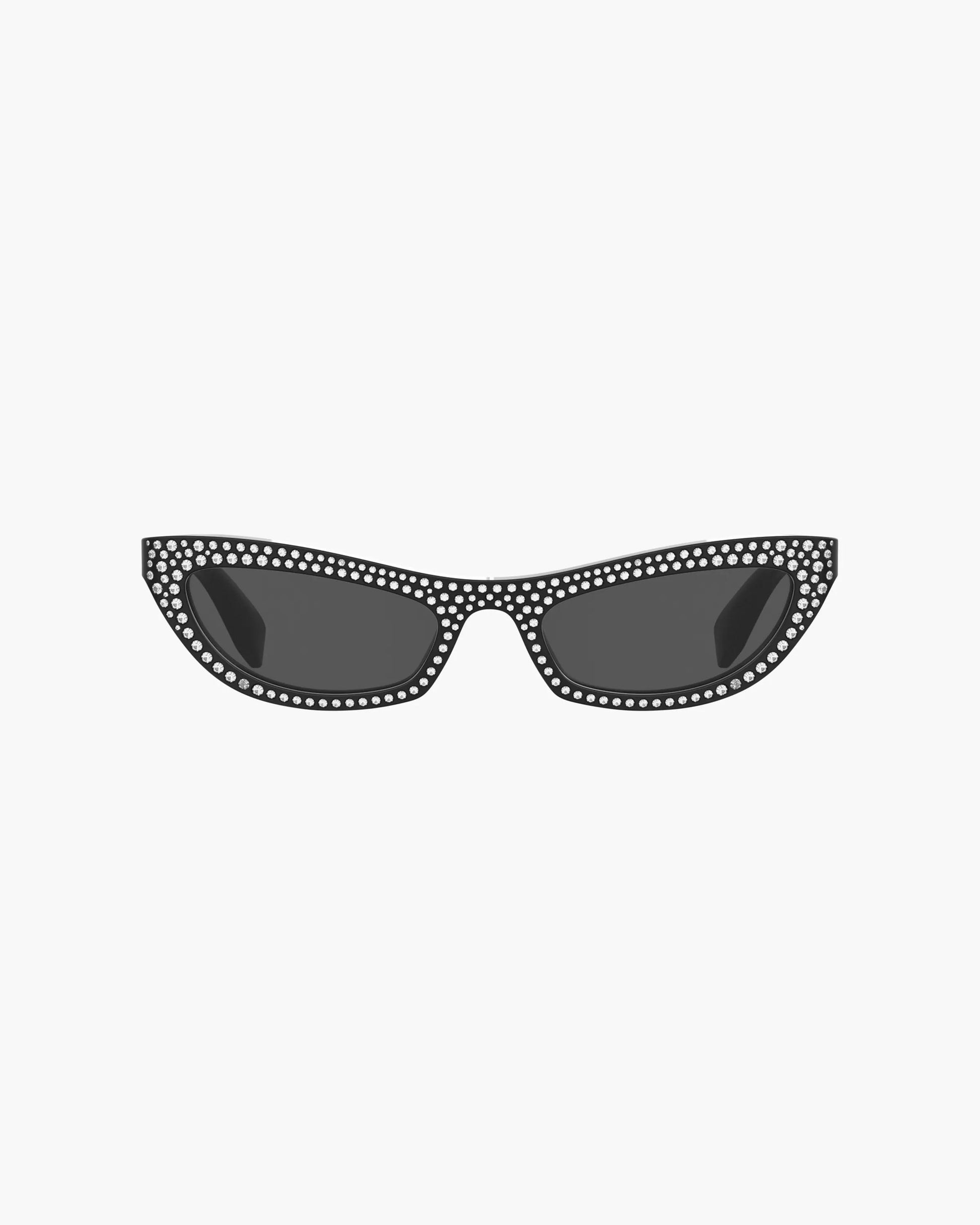 Óculos de Sol Marc Jacobs The Cat Eye Sunglasses, Acetato, cor Preto, detalhe da haste | Original Exports