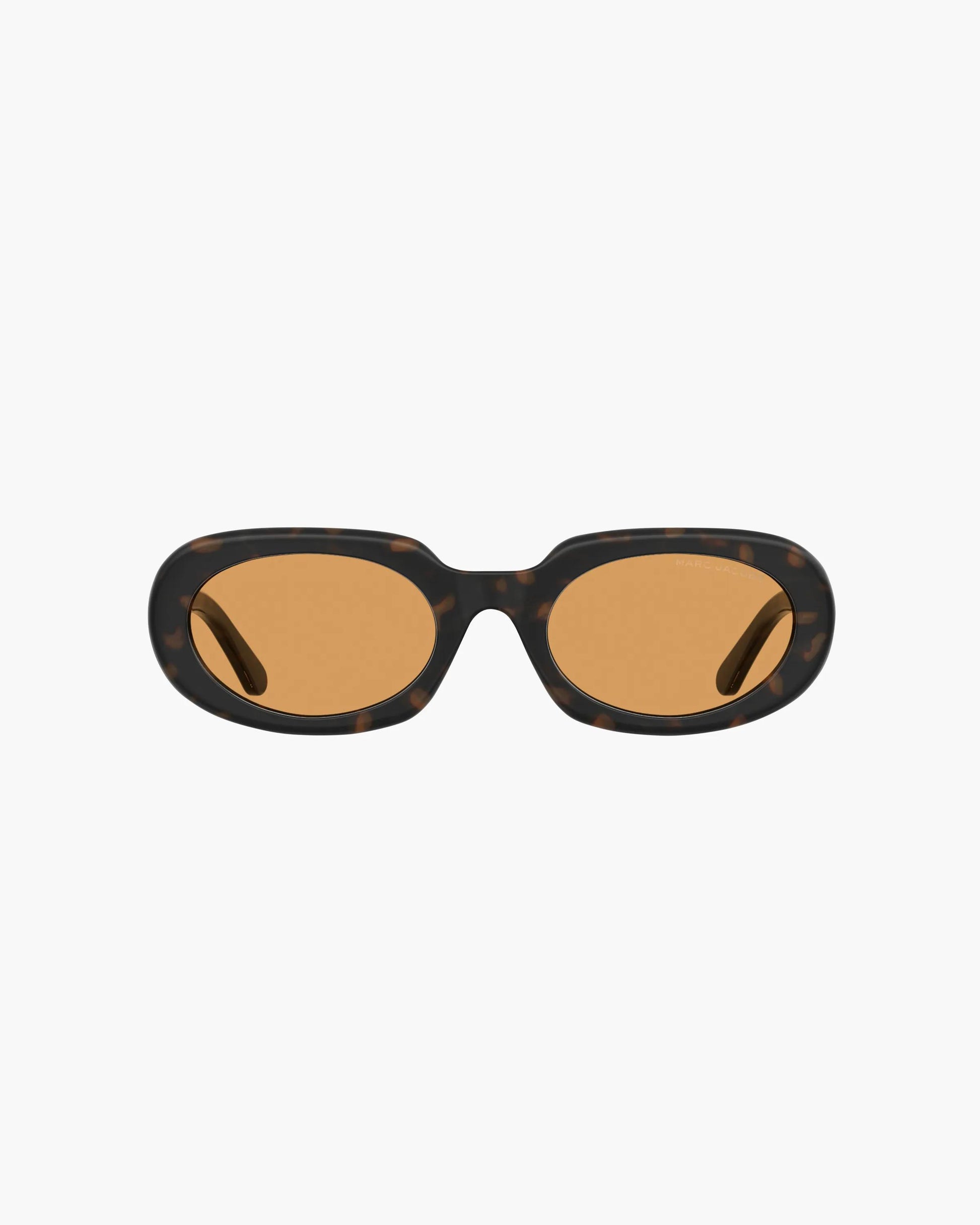 Óculos de Sol Marc Jacobs The Oval Sunglasses, Acetato, cor Havana, vista lateral | Original Exports
