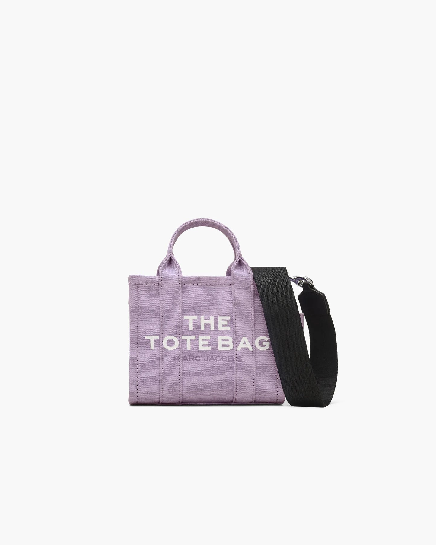 Bolsa Marc Jacobs The Canvas Crossbody Tote Bag, Lona de Algodão resistente, cor Lilás, vista frontal | Original Exports