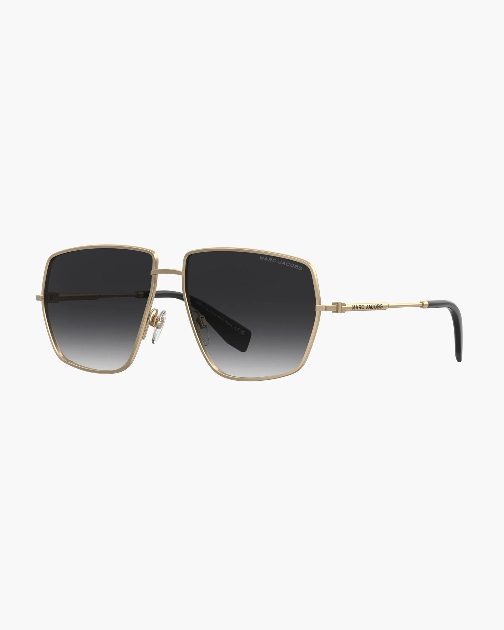 Óculos de Sol Marc Jacobs The Pilot Sunglasses, Metal, cor Dourado, vista frontal | Original Exports