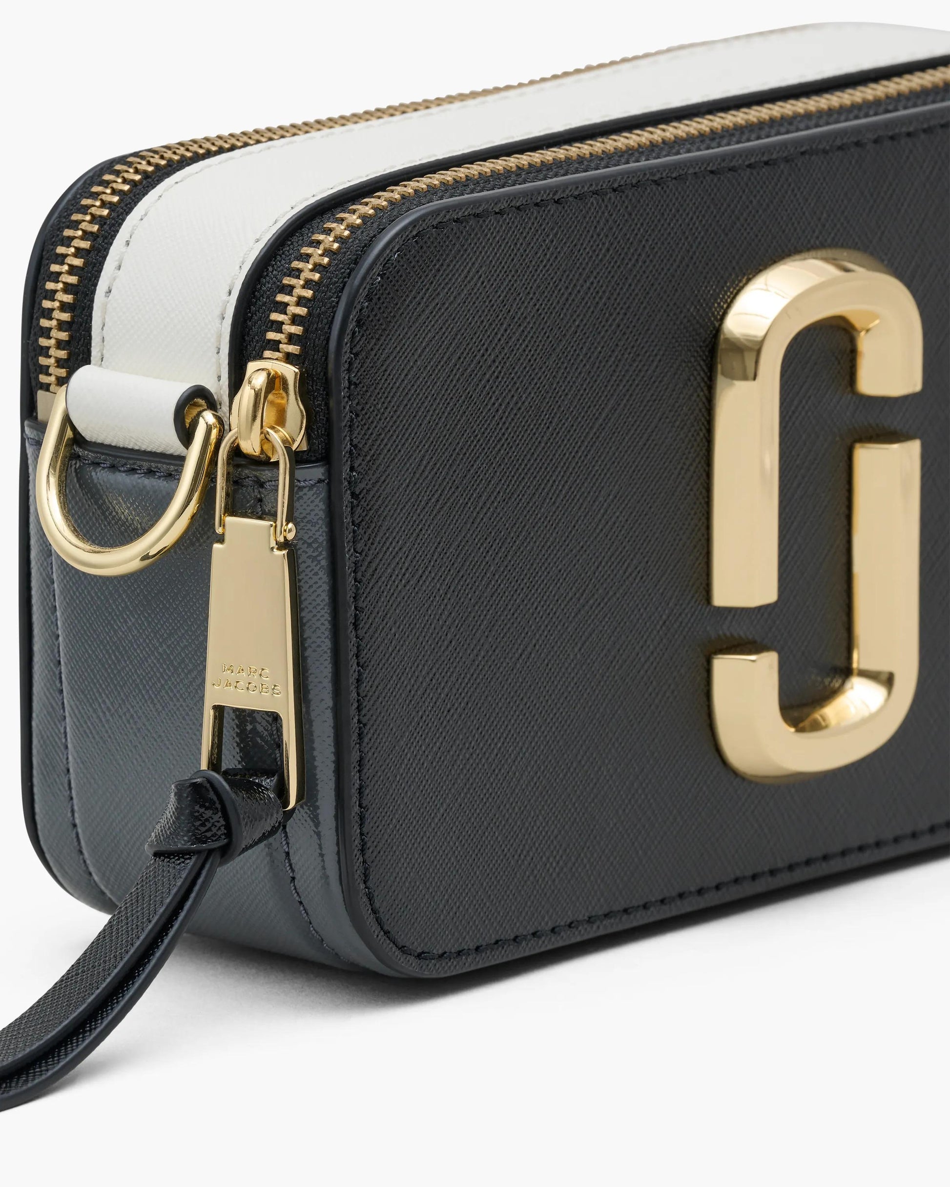 Bolsa Marc Jacobs The Snapshot Jacquard, Tecido Jacquard Estampado, cor Preto Multicolor, vista interna | Original Exports