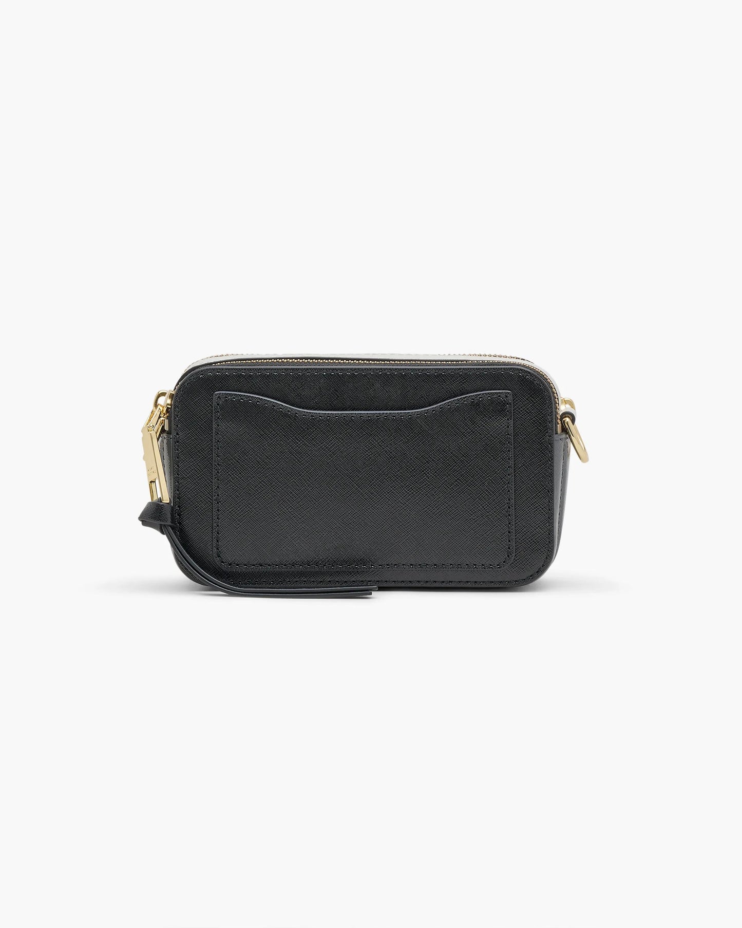 Bolsa Marc Jacobs The Snapshot Jacquard, Tecido Jacquard Estampado, cor Preto Multicolor, detalhe do material | Original Exports