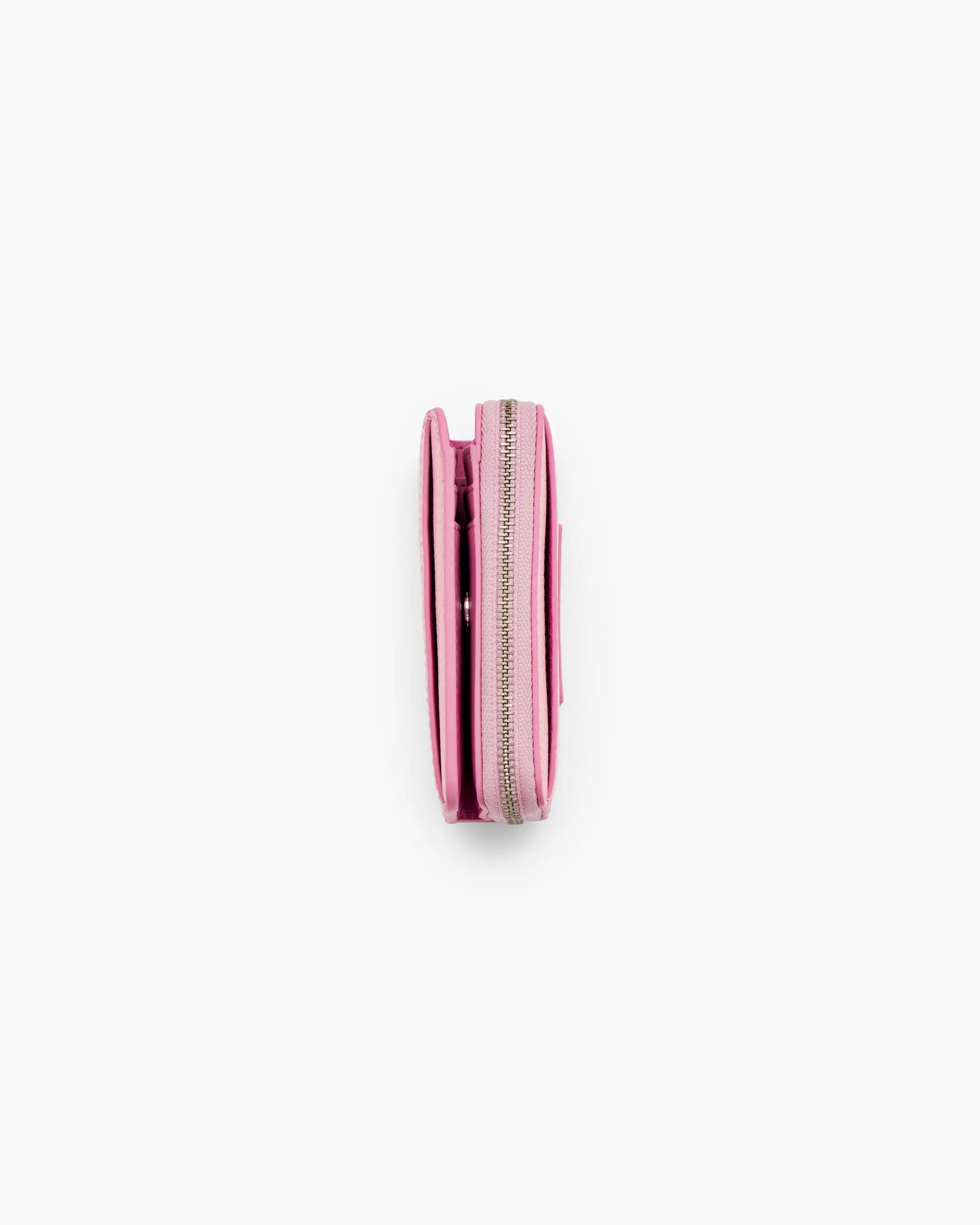Carteira Marc Jacobs The Leather Mini Compact Wallet, Couro Legítimo, cor Rosa Fita, vista interna | Original Exports