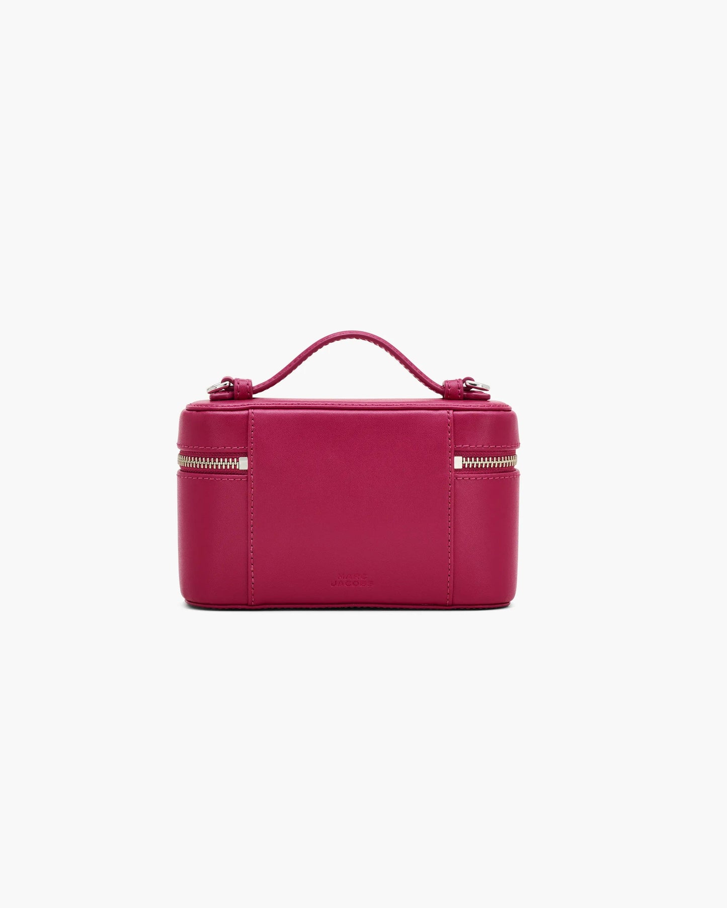 Bolsa Marc Jacobs The Everyday Vanity Bag, Couro Legítimo Liso, cor Rosa Gloss, detalhe do material | Original Exports