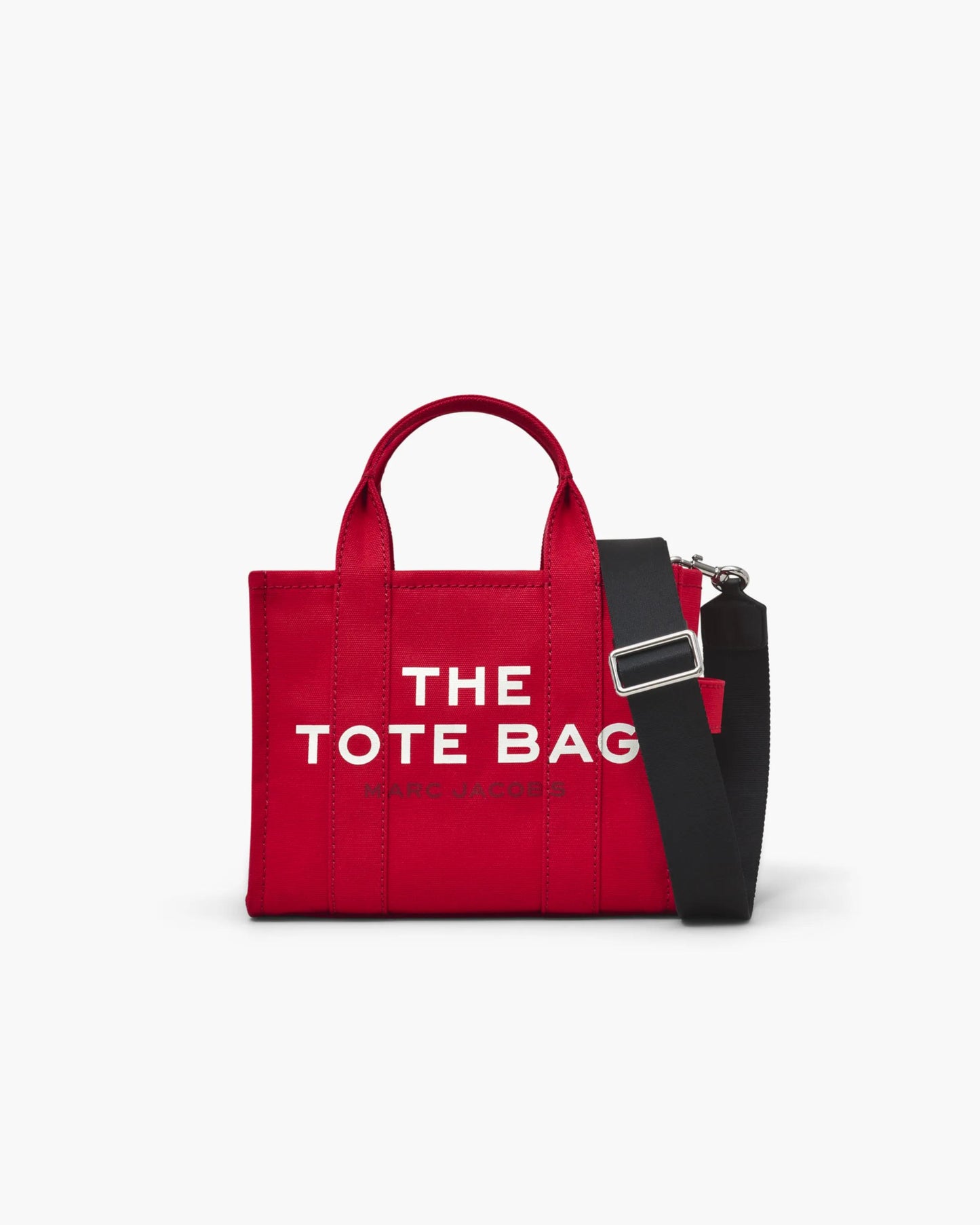 Bolsa Marc Jacobs The Canvas Small Tote Bag, Lona de Algodão, cor Vermelho Intenso, vista frontal | Original Exports