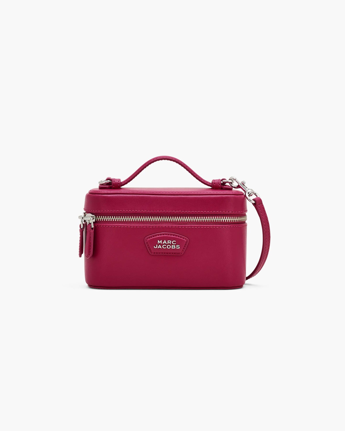 Bolsa Marc Jacobs The Everyday Vanity Bag, Couro Legítimo Liso, cor Rosa Gloss, vista frontal | Original Exports