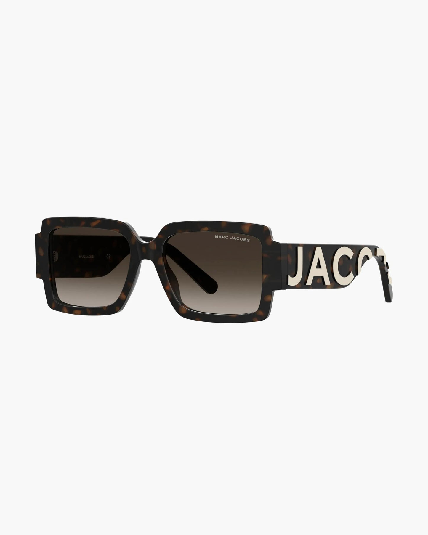 Óculos de Sol Marc Jacobs The Bold Logo Square Sunglasses, Acetato, cor Havana, vista frontal | Original Exports