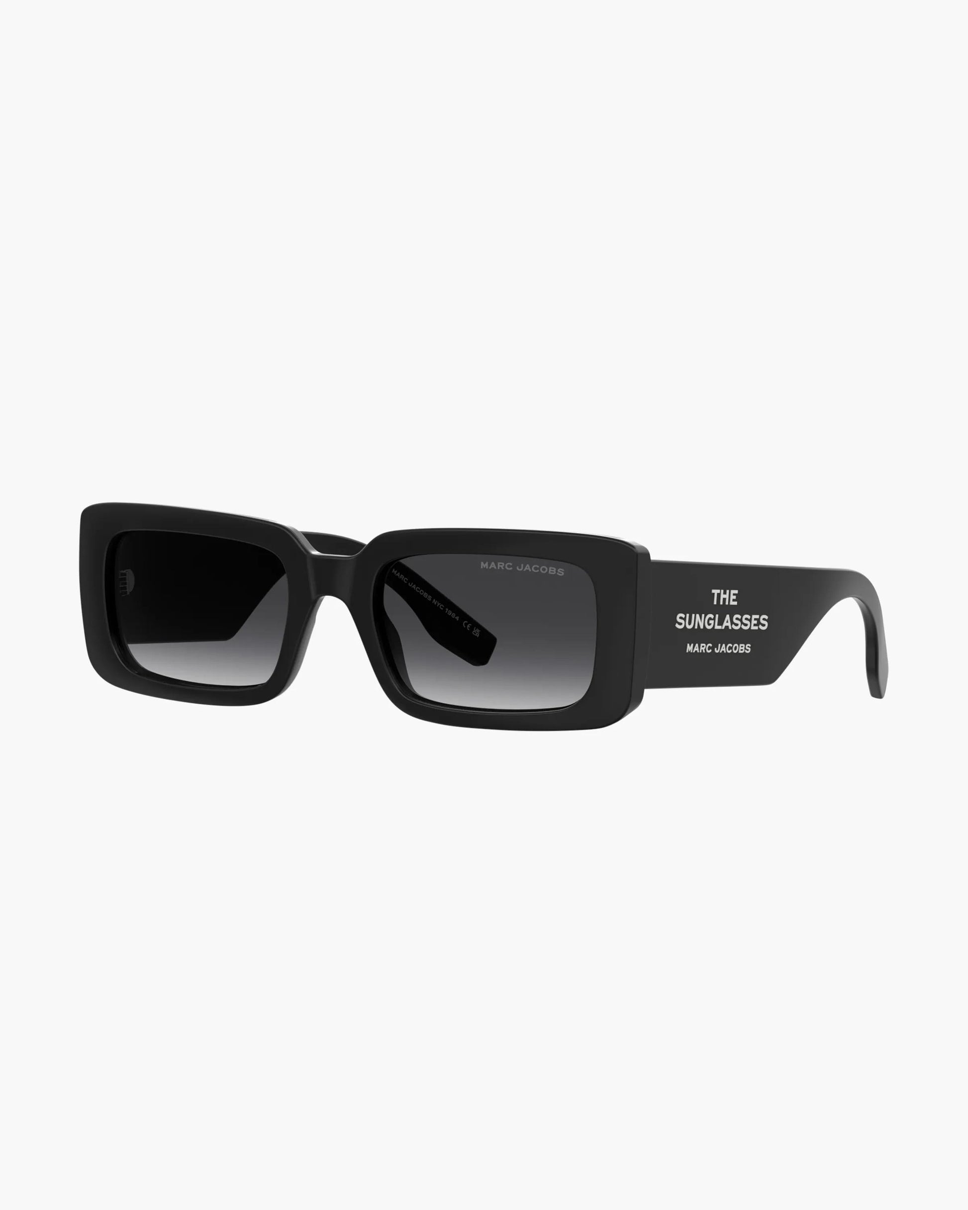 Óculos de Sol Marc Jacobs The Rectangle Sunglasses, Poliamida Injetada, cor Preto, vista frontal | Original Exports