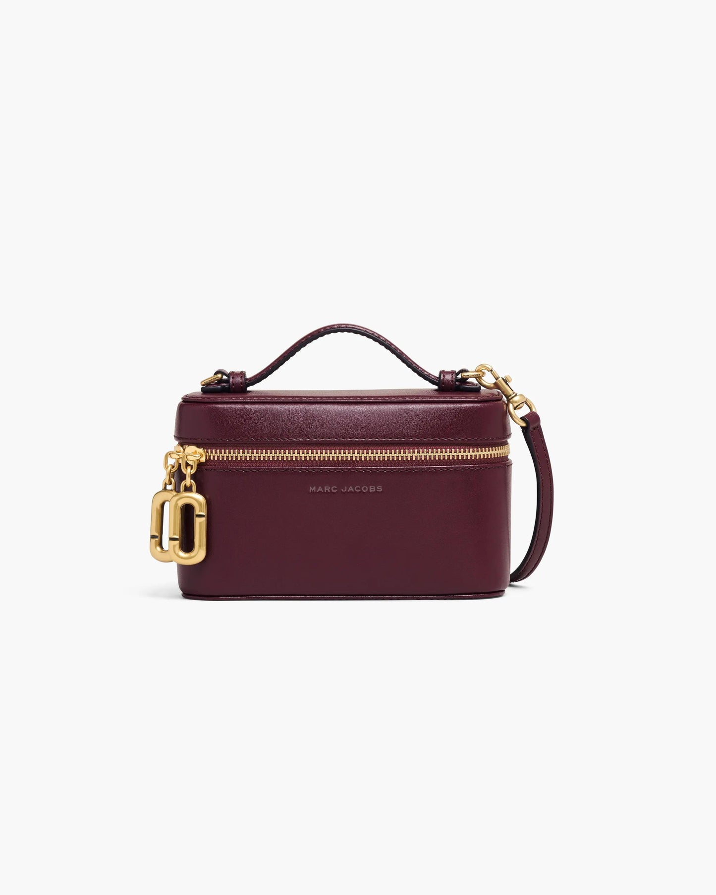 Bolsa Marc Jacobs Scene Vanity Bag, Couro Legítimo Liso, cor Vinho Tinto Escuro, vista frontal | Original Exports