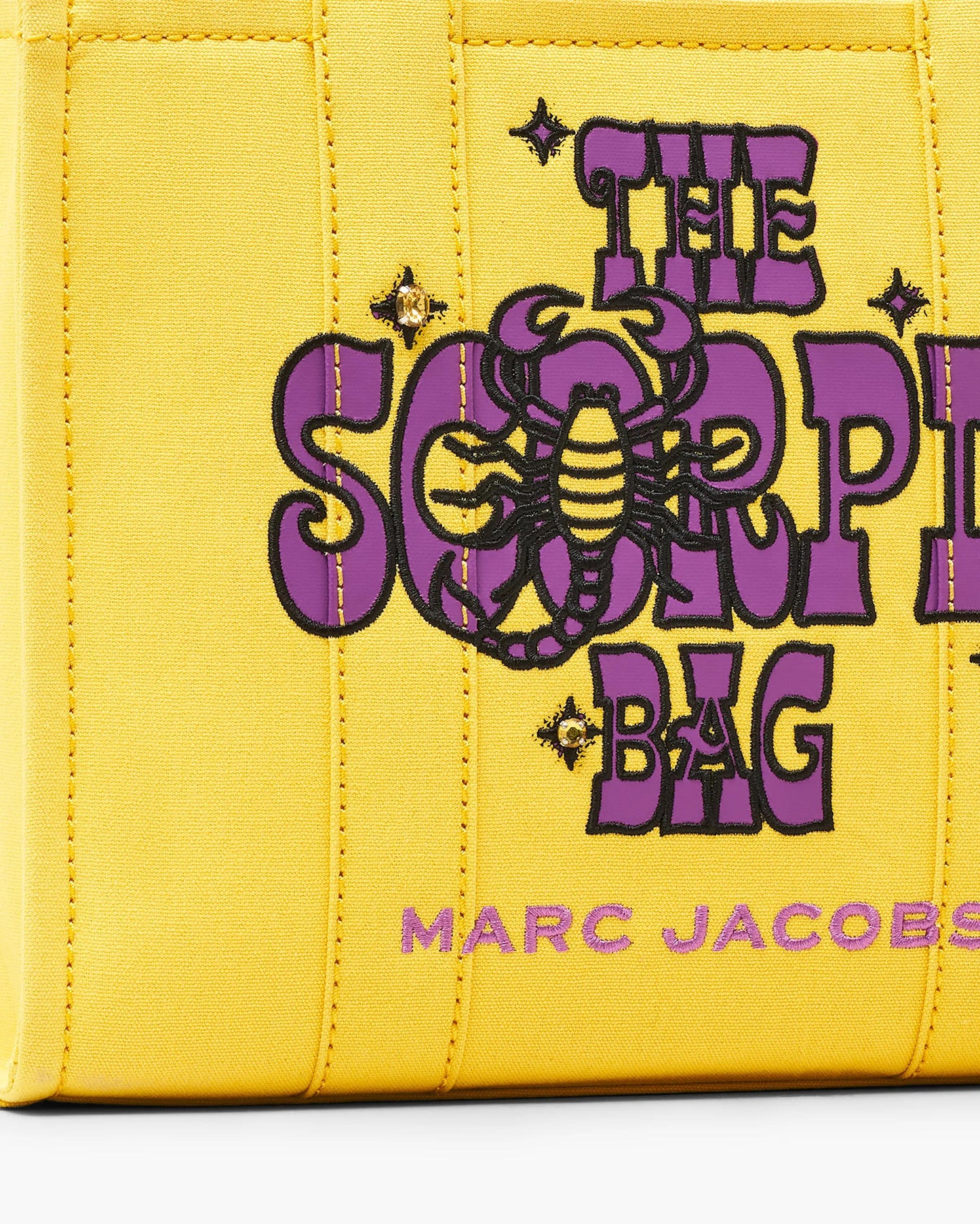 Bolsa Marc Jacobs The Zodiac Tote Bag, Lona de Algodão, cor Escorpião, vista interna | Original Exports