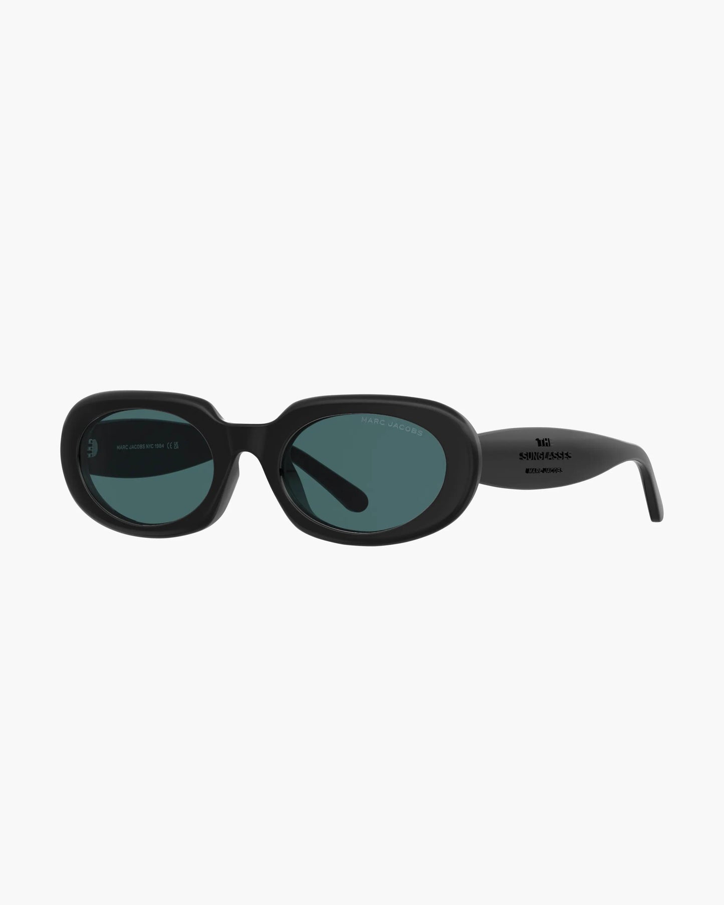 Óculos de Sol Marc Jacobs The Oval Sunglasses, Acetato, cor Preto, vista frontal | Original Exports