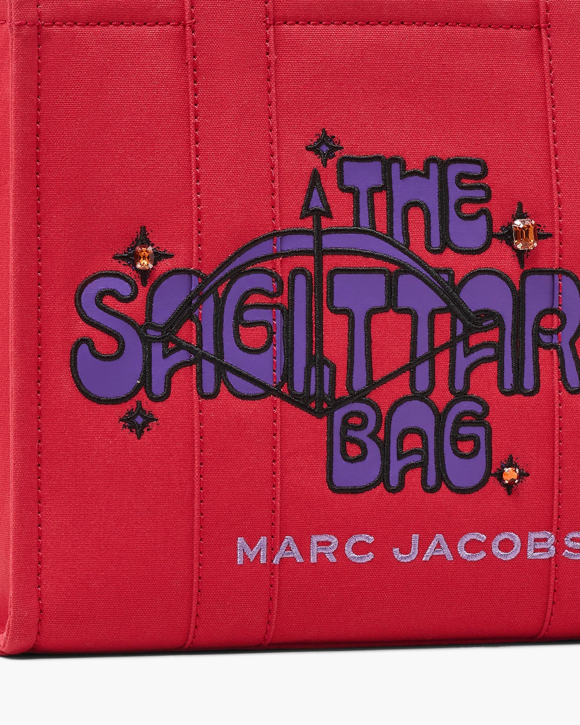 Bolsa Marc Jacobs The Zodiac Tote Bag, Lona de Algodão, cor Sagitário, vista interna | Original Exports