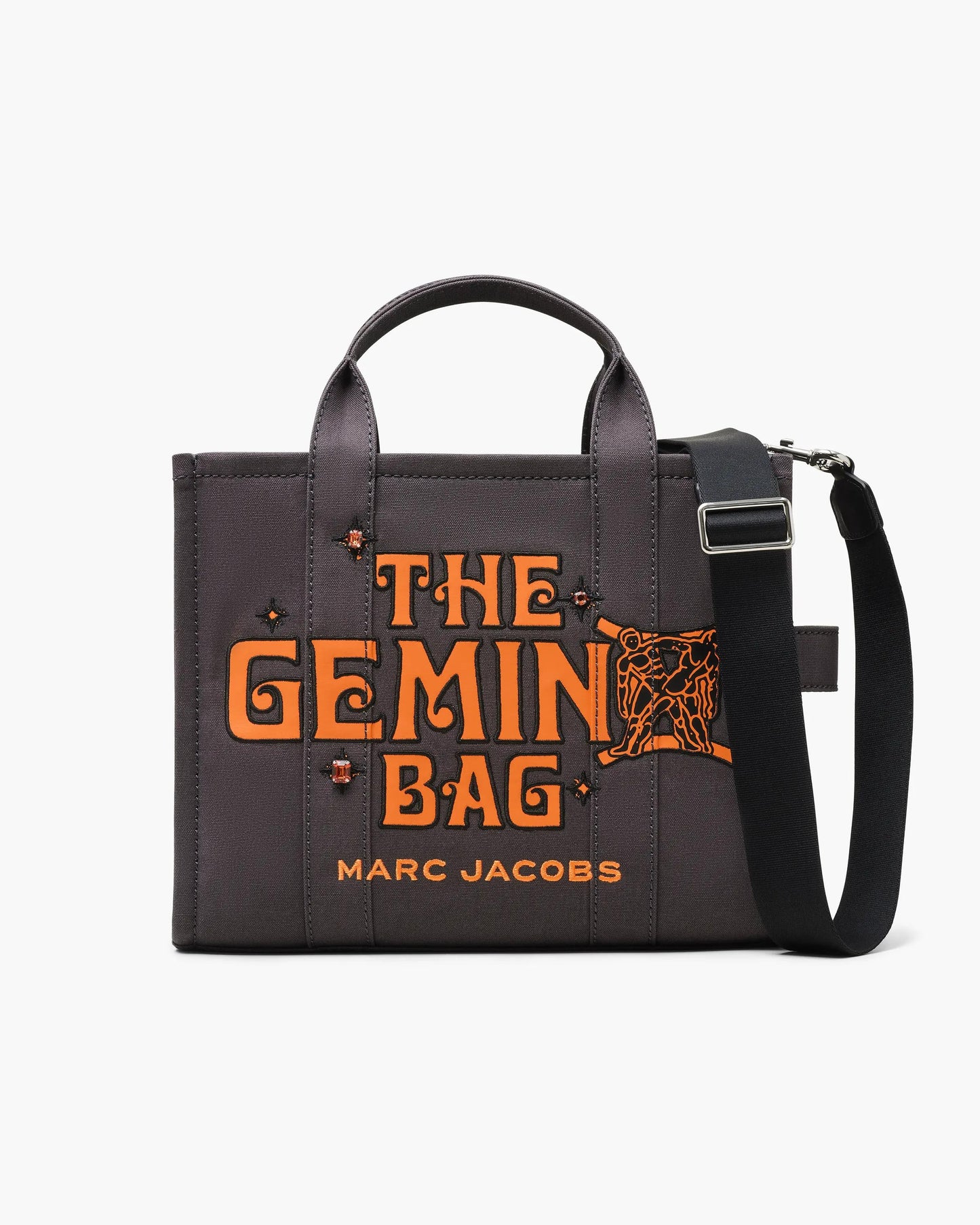 Bolsa Marc Jacobs The Zodiac Tote Bag, Lona de Algodão, cor Gêmeos, vista frontal | Original Exports