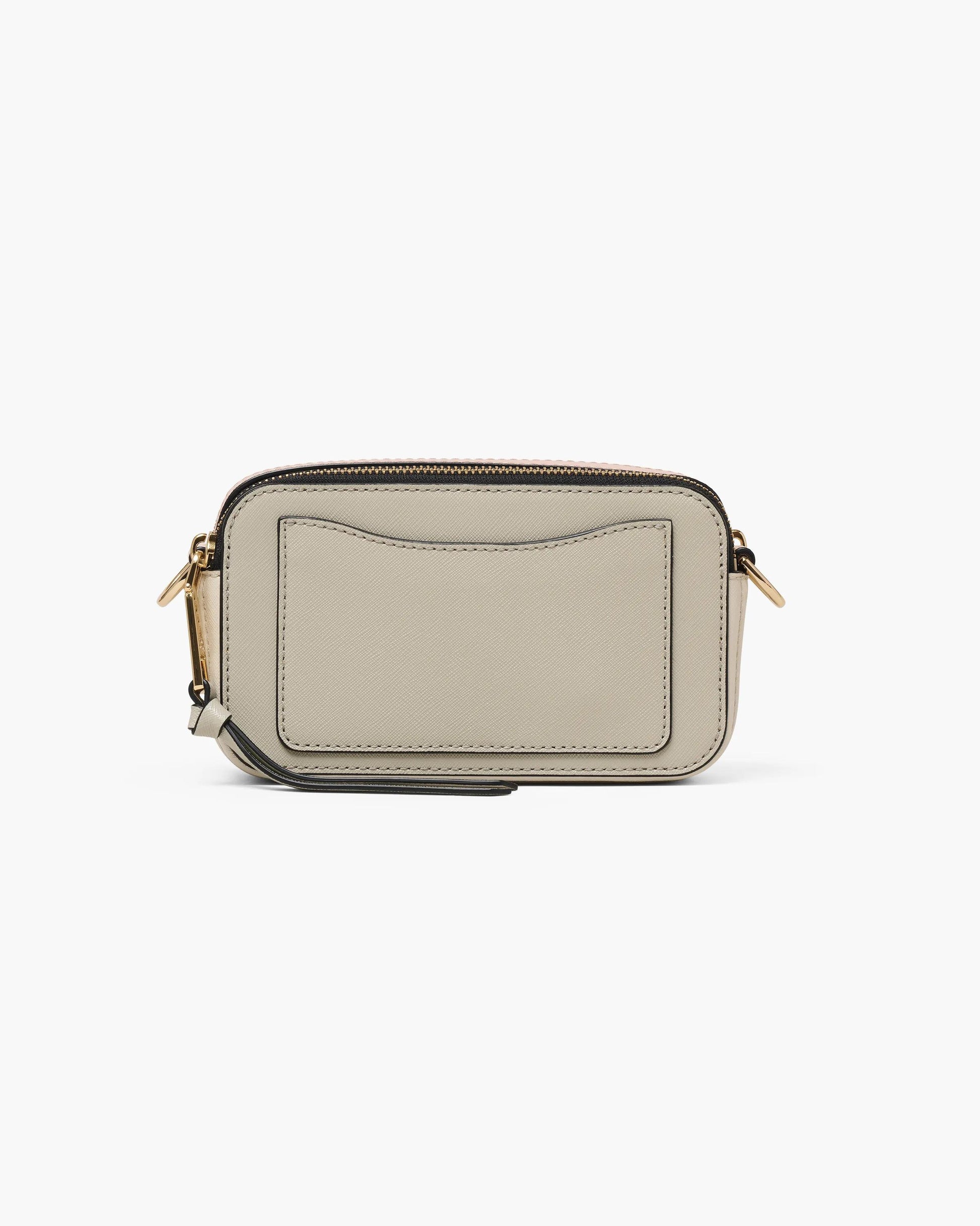 Bolsa Marc Jacobs The Colorblock Chain Snapshot, Couro Saffiano Legítimo, cor Cinza Poeira Multicolor, vista interna | Original Exports