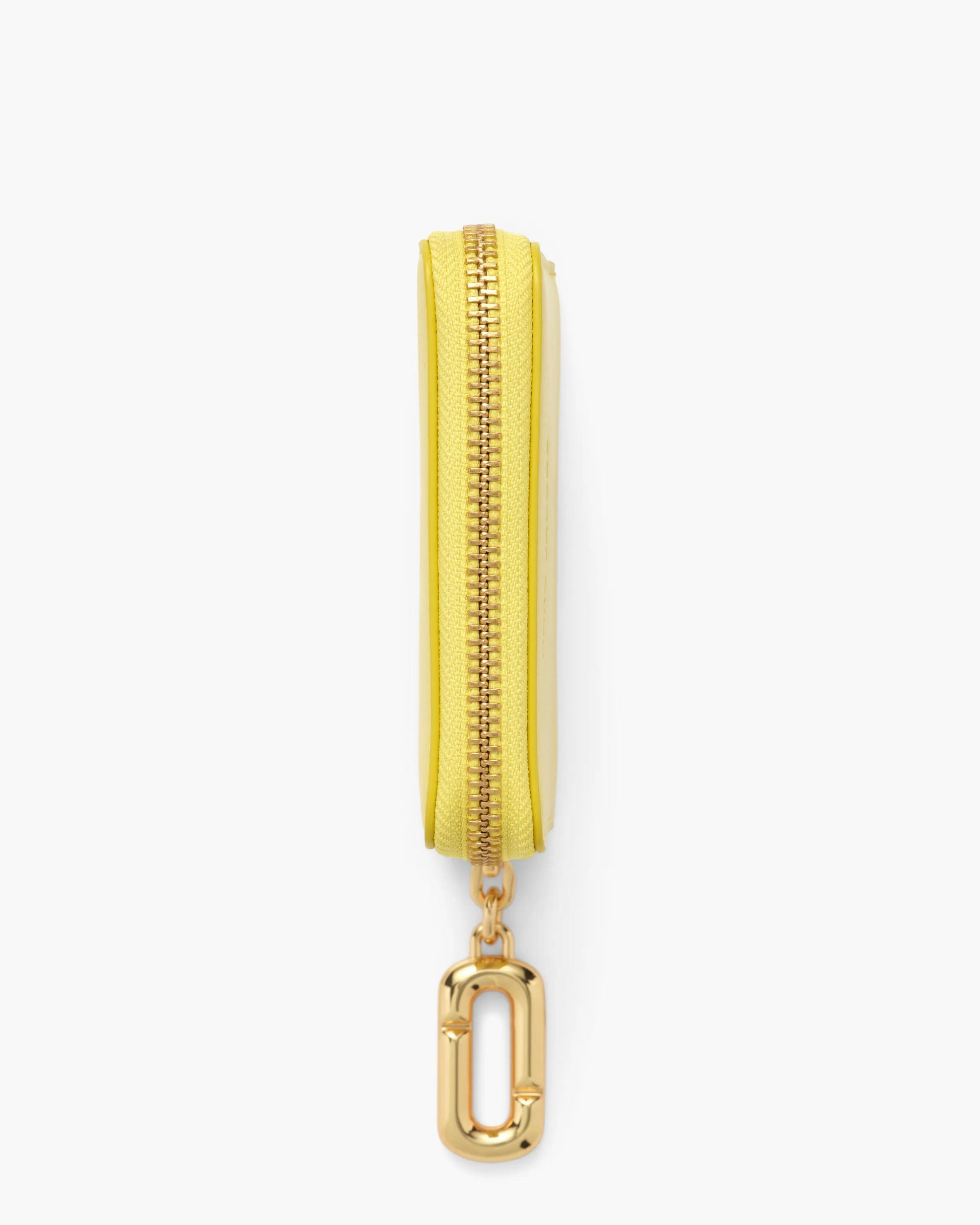 Carteira Marc Jacobs Scene Slim Compact Wallet, Couro Legítimo Liso, cor Amarelo Cítrico, vista interna | Original Exports