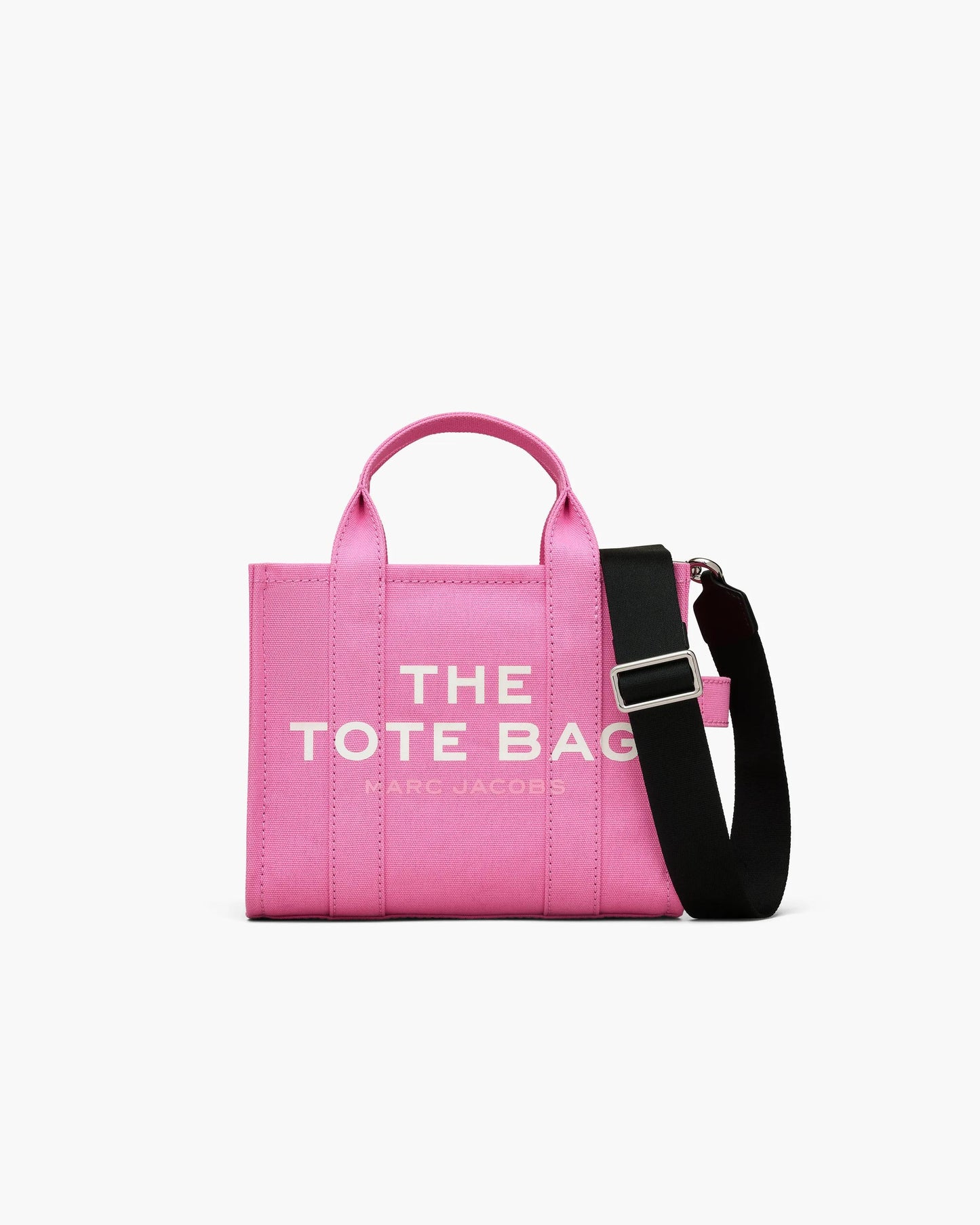 Bolsa Marc Jacobs The Canvas Small Tote Bag, Lona de Algodão, cor Rosa Laço, vista frontal | Original Exports