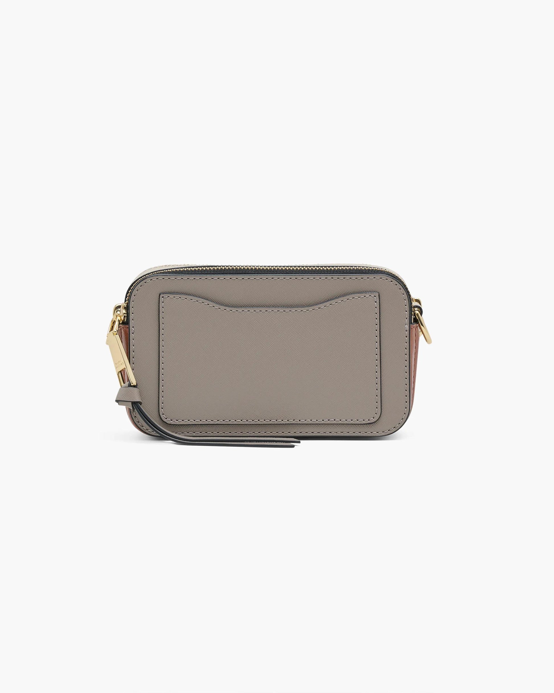 Bolsa Marc Jacobs The Snapshot Jacquard, Tecido Jacquard Estampado, cor Cimento Multicolor, detalhe do material | Original Exports
