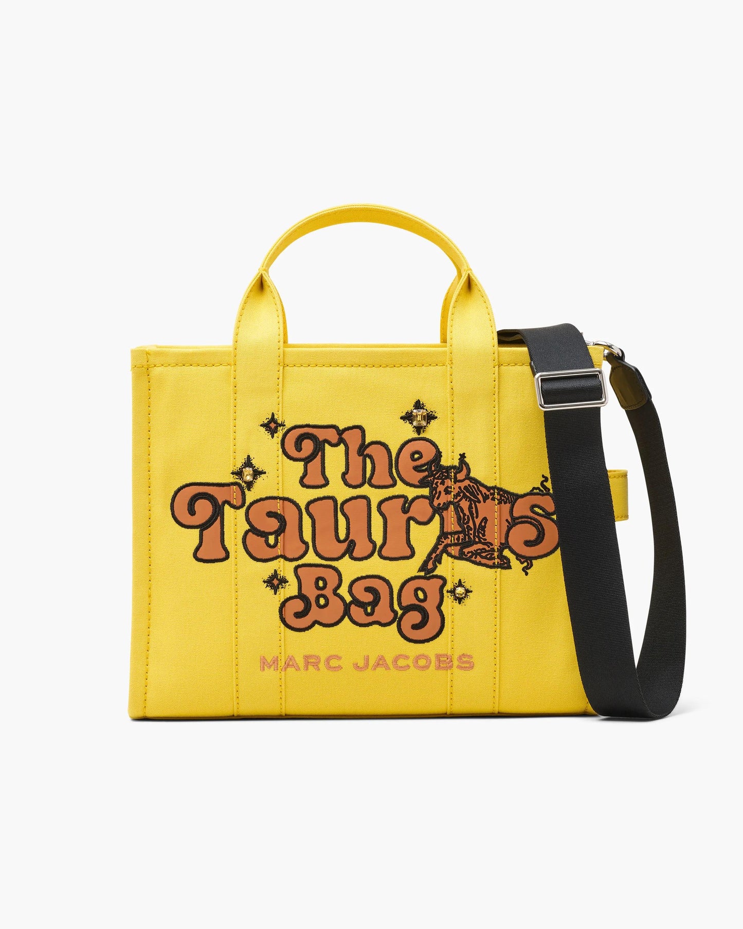 Bolsa Marc Jacobs The Zodiac Tote Bag, Lona de Algodão, cor Touro, vista frontal | Original Exports