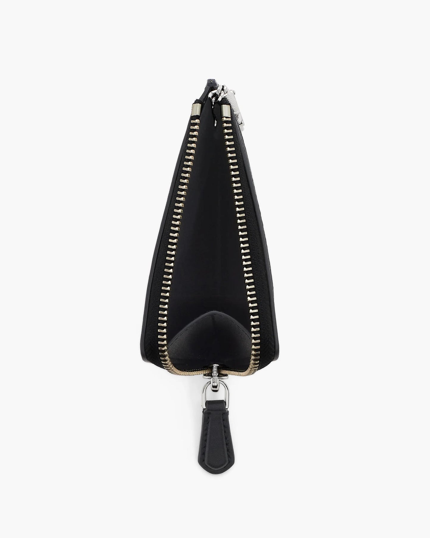 Carteira Marc Jacobs The Everyday Top Zip Wallet, Couro Legítimo Liso, cor Preto, vista lateral | Original Exports