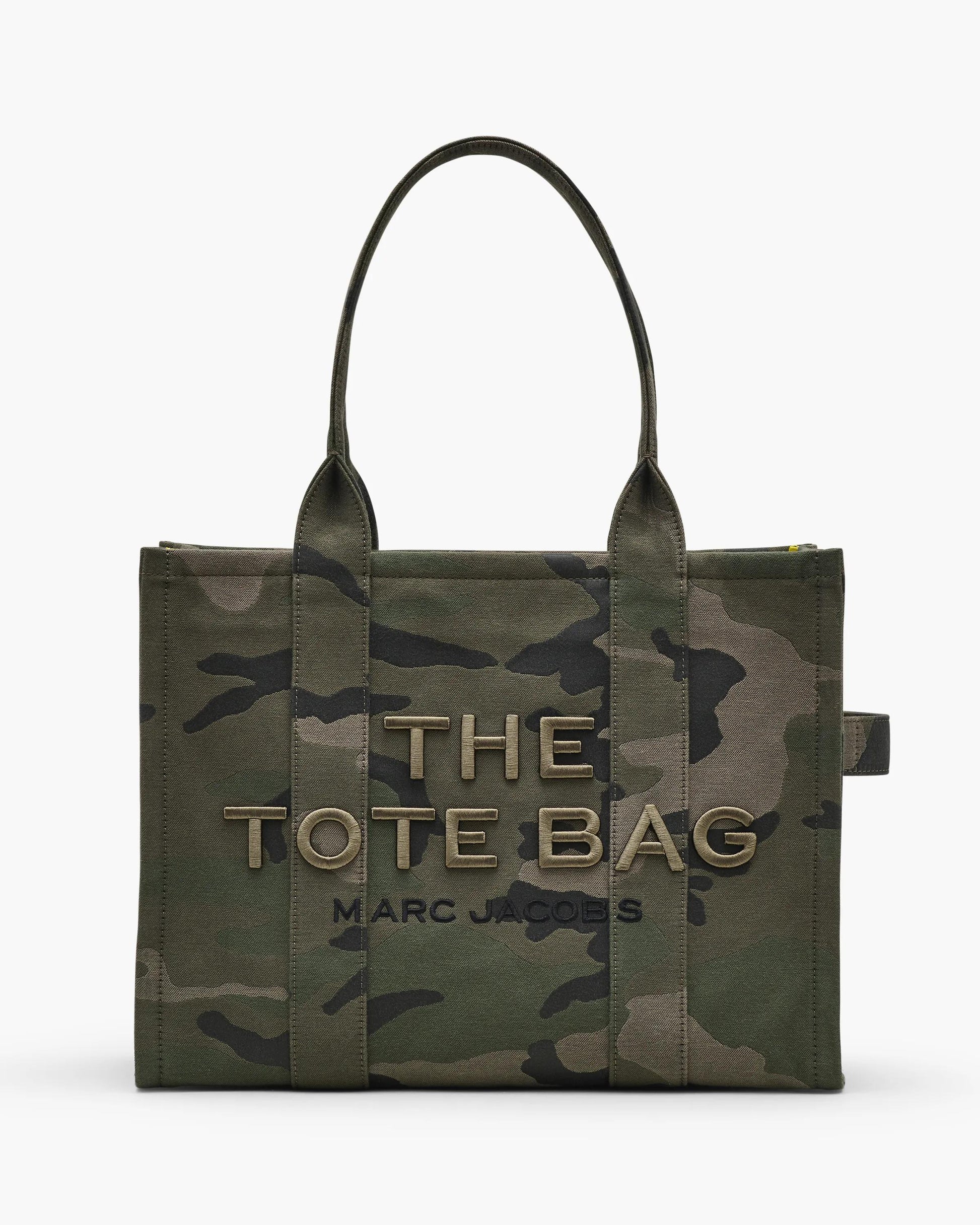 Bolsa Marc Jacobs The Camo Jacquard Large Tote Bag, Jacquard Camuflado, cor Camuflado Multicolor, vista frontal | Original Exports