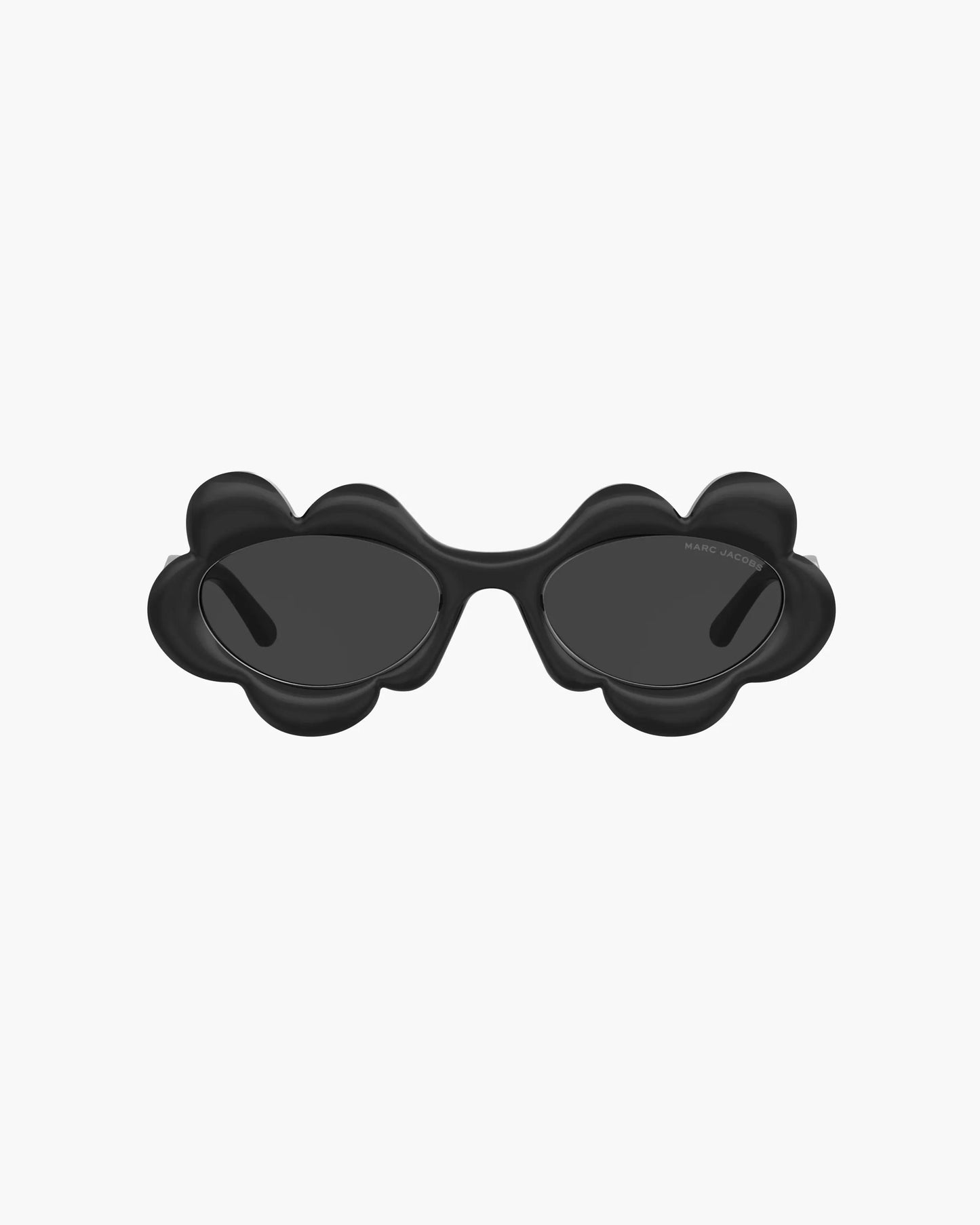 Óculos de Sol Marc Jacobs The Daisy Sunglasses, Acetato, cor Preto, detalhe da haste | Original Exports