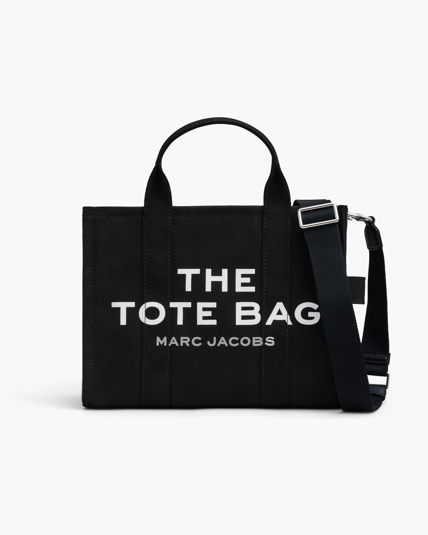 Bolsa Marc Jacobs The Canvas Medium Tote Bag, Lona de Algodão, cor Preto, vista frontal | Original Exports