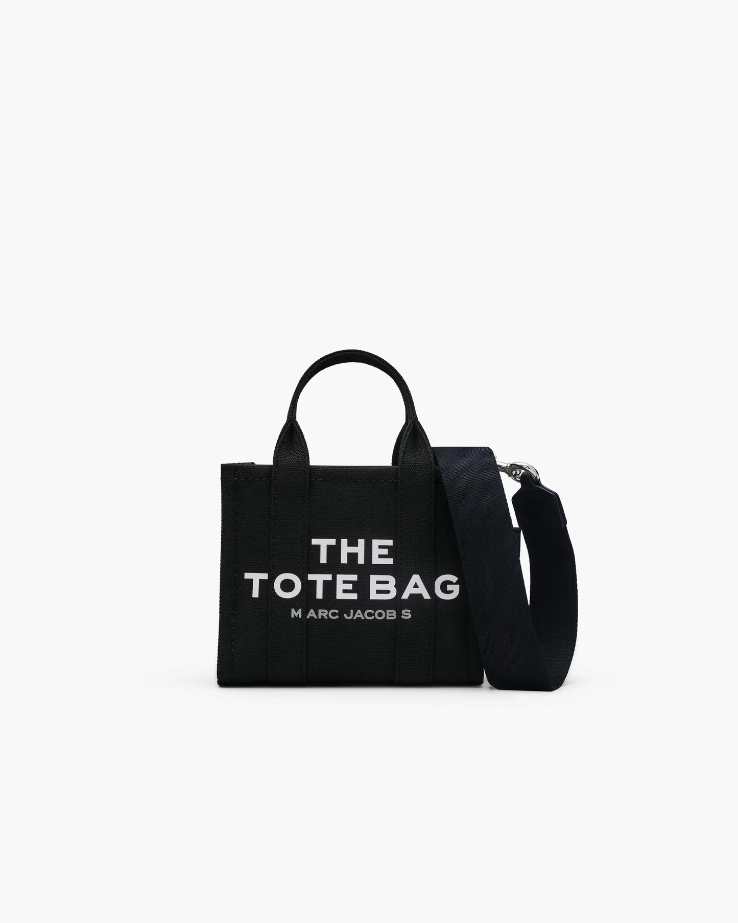 Bolsa Marc Jacobs The Canvas Crossbody Tote Bag, Lona de Algodão resistente, cor Preto, vista frontal | Original Exports