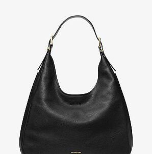 Michael Kors Nolita Large Pebbled Leather Hobo Shoulder Bag