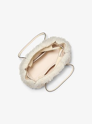 Michael Kors Hamilton Moderne Small Faux Shearling Satchel - Image 2