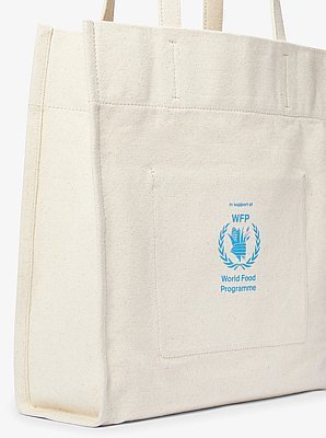 Michael Kors Watch Hunger Stop Cotton Canvas Tote Bag - Image 2