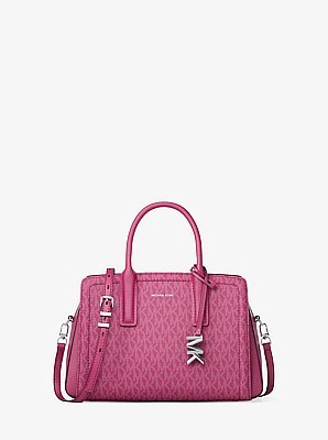 Michael Kors Laila Small Signature Logo Satchel - Image 2