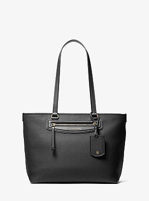 Michael Kors Jet Set Travel Medium Pebbled Leather Tote Bag